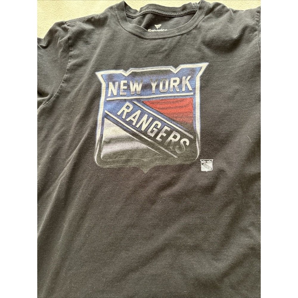 Fanatics New York Rangers Shirt #48 SZ Med Mario Lemieux Hockey NHL Short Sleeve - Picture 4 of 9